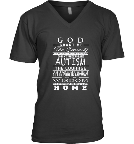 A shirt about Autism Men's V-Neck Men's V-Neck / Black / S Men's V-Neck - belovedtshirt