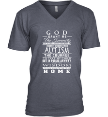 A shirt about Autism Men's V-Neck Men's V-Neck - belovedtshirt