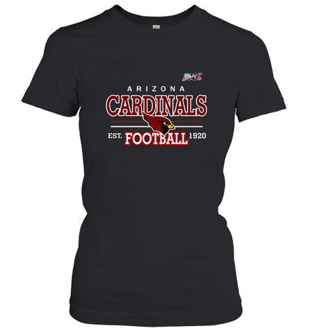 Arizona Cardinals NFL EST Football 1920 Women's T-Shirt Women's T-Shirt / Black / XS Women's T-Shirt - belovedtshirt