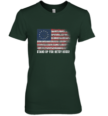 Patriotic 1776 Tee Respect the Flag Stand up for Betsy Ross Women's Premium T-Shirt Women's Premium T-Shirt - belovedtshirt