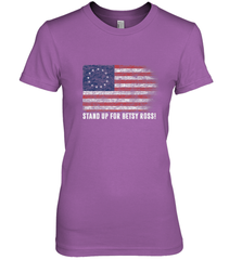 Patriotic 1776 Tee Respect the Flag Stand up for Betsy Ross Women's Premium T-Shirt Women's Premium T-Shirt - belovedtshirt