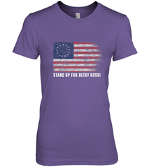 Patriotic 1776 Tee Respect the Flag Stand up for Betsy Ross Women's Premium T-Shirt Women's Premium T-Shirt - belovedtshirt