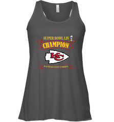 Kansas City Chiefs NFL Pro Line by Fanatics Super Bowl LIV Champions Women's Racerback Tank Women's Racerback Tank - belovedtshirt