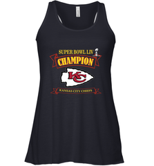 Kansas City Chiefs NFL Pro Line by Fanatics Super Bowl LIV Champions Women's Racerback Tank Women's Racerback Tank - belovedtshirt