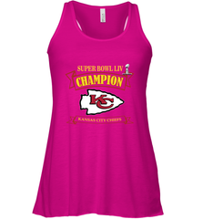Kansas City Chiefs NFL Pro Line by Fanatics Super Bowl LIV Champions Women's Racerback Tank Women's Racerback Tank - belovedtshirt