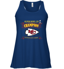 Kansas City Chiefs NFL Pro Line by Fanatics Super Bowl LIV Champions Women's Racerback Tank Women's Racerback Tank - belovedtshirt