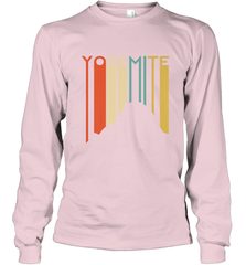 Yosemite National Park Retro Half Dome El Capitan Cali Long Sleeve T-Shirt Long Sleeve T-Shirt - belovedtshirt