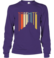 Yosemite National Park Retro Half Dome El Capitan Cali Long Sleeve T-Shirt Long Sleeve T-Shirt - belovedtshirt