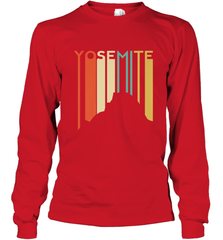 Yosemite National Park Retro Half Dome El Capitan Cali Long Sleeve T-Shirt Long Sleeve T-Shirt - belovedtshirt