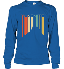 Yosemite National Park Retro Half Dome El Capitan Cali Long Sleeve T-Shirt Long Sleeve T-Shirt - belovedtshirt