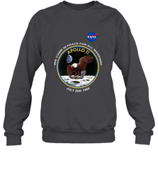 NASA Apollo 11 Moon Landing Crewneck Sweatshirt Crewneck Sweatshirt - belovedtshirt