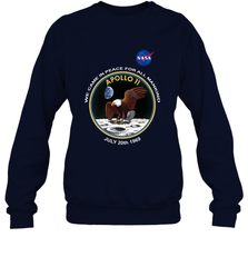 NASA Apollo 11 Moon Landing Crewneck Sweatshirt Crewneck Sweatshirt - belovedtshirt