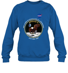 NASA Apollo 11 Moon Landing Crewneck Sweatshirt Crewneck Sweatshirt - belovedtshirt