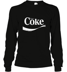 Coca Cola Vintage Enjoy Coke White Logo Long Sleeve T-Shirt Long Sleeve T-Shirt - belovedtshirt