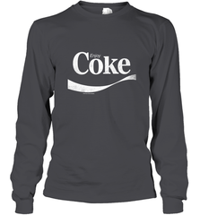 Coca Cola Vintage Enjoy Coke White Logo Long Sleeve T-Shirt Long Sleeve T-Shirt - belovedtshirt