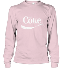 Coca Cola Vintage Enjoy Coke White Logo Long Sleeve T-Shirt Long Sleeve T-Shirt - belovedtshirt