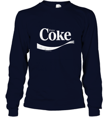 Coca Cola Vintage Enjoy Coke White Logo Long Sleeve T-Shirt Long Sleeve T-Shirt - belovedtshirt