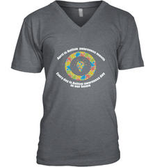 April is autism awareness month , Every day is Autism awareness day in our home AutismT shirt Men's V-Neck Men's V-Neck - belovedtshirt