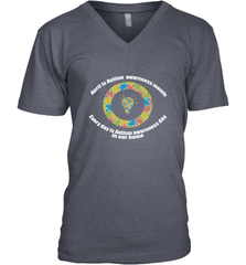April is autism awareness month , Every day is Autism awareness day in our home AutismT shirt Men's V-Neck Men's V-Neck - belovedtshirt
