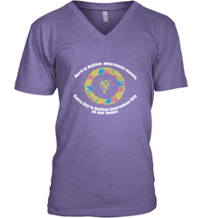 April is autism awareness month , Every day is Autism awareness day in our home AutismT shirt Men's V-Neck Men's V-Neck - belovedtshirt