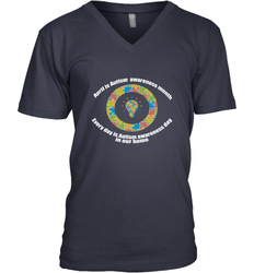 April is autism awareness month , Every day is Autism awareness day in our home AutismT shirt Men's V-Neck