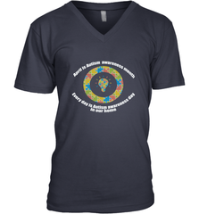 April is autism awareness month , Every day is Autism awareness day in our home AutismT shirt Men's V-Neck Men's V-Neck - belovedtshirt