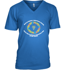 April is autism awareness month , Every day is Autism awareness day in our home AutismT shirt Men's V-Neck Men's V-Neck - belovedtshirt