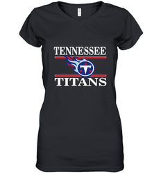 NFL Tennessee Titans Logo Champion Women's V-Neck T-Shirt