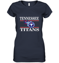 NFL Tennessee Titans Logo Champion Women's V-Neck T-Shirt