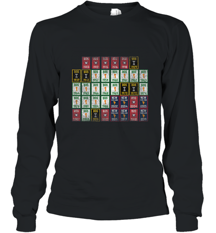 New England Boston Sports Championship Banner Title Champion Long Sleeve T-Shirt Long Sleeve T-Shirt / Black / S Long Sleeve T-Shirt - belovedtshirt