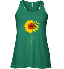 You're My Sunshine Sunflower Dinosaur T Rex Women's Racerback Tank Women's Racerback Tank - belovedtshirt