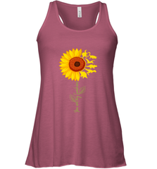 You're My Sunshine Sunflower Dinosaur T Rex Women's Racerback Tank Women's Racerback Tank - belovedtshirt