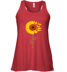You're My Sunshine Sunflower Dinosaur T Rex Women's Racerback Tank Women's Racerback Tank - belovedtshirt