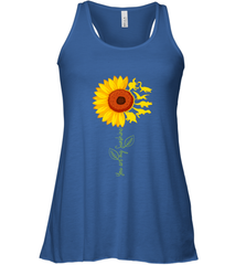 You're My Sunshine Sunflower Dinosaur T Rex Women's Racerback Tank Women's Racerback Tank - belovedtshirt
