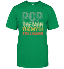 Pop The Man The Myth The Legend Father's Day Men's T-Shirt Men's T-Shirt - belovedtshirt