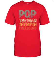 Pop The Man The Myth The Legend Father's Day Men's T-Shirt Men's T-Shirt - belovedtshirt