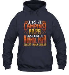 I'm A Camping Papa Camping Dad Gift Hooded Sweatshirt Hooded Sweatshirt - belovedtshirt