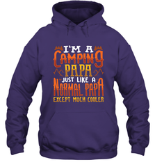 I'm A Camping Papa Camping Dad Gift Hooded Sweatshirt Hooded Sweatshirt - belovedtshirt