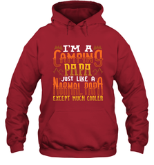 I'm A Camping Papa Camping Dad Gift Hooded Sweatshirt Hooded Sweatshirt - belovedtshirt
