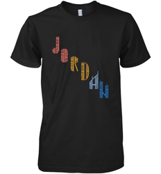 Vintage Jordan t shirt with Skyscarper Jordan Men's Premium T-Shirt