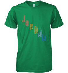 Vintage Jordan t shirt with Skyscarper Jordan Men's Premium T-Shirt