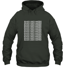 Black Lives Matter Hooded Sweatshirt Hooded Sweatshirt - belovedtshirt
