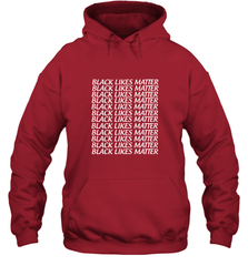 Black Lives Matter Hooded Sweatshirt Hooded Sweatshirt - belovedtshirt