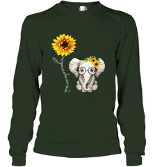 You Are My Sunshine Hippie Sunflower Elephant Gift Friend Long Sleeve T-Shirt Long Sleeve T-Shirt - belovedtshirt