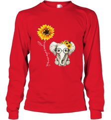 You Are My Sunshine Hippie Sunflower Elephant Gift Friend Long Sleeve T-Shirt Long Sleeve T-Shirt - belovedtshirt
