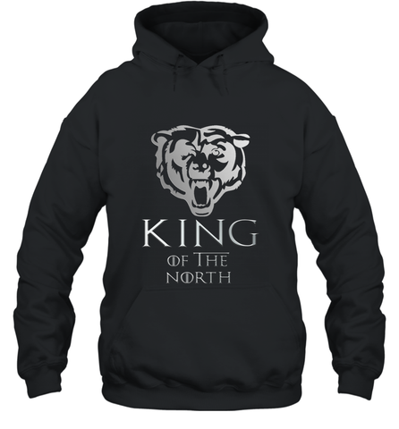 King of The North Bears Football Champions Gift Hooded Sweatshirt Hooded Sweatshirt / Black / S Hooded Sweatshirt - belovedtshirt