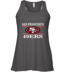 NFL San Francisco 49ers Logo Champion Women's Racerback Tank Women's Racerback Tank - belovedtshirt