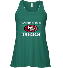 NFL San Francisco 49ers Logo Champion Women's Racerback Tank Women's Racerback Tank - belovedtshirt