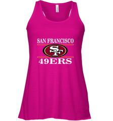 NFL San Francisco 49ers Logo Champion Women's Racerback Tank Women's Racerback Tank - belovedtshirt
