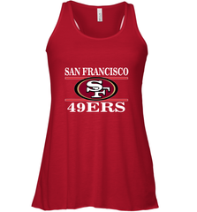 NFL San Francisco 49ers Logo Champion Women's Racerback Tank Women's Racerback Tank - belovedtshirt